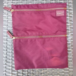 3/$20💗Popin Travel Zipper Pouch Wine Color